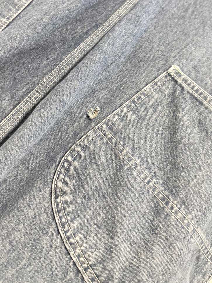 vintage liberty distressed denim overalls | made in USA - good market thrift store