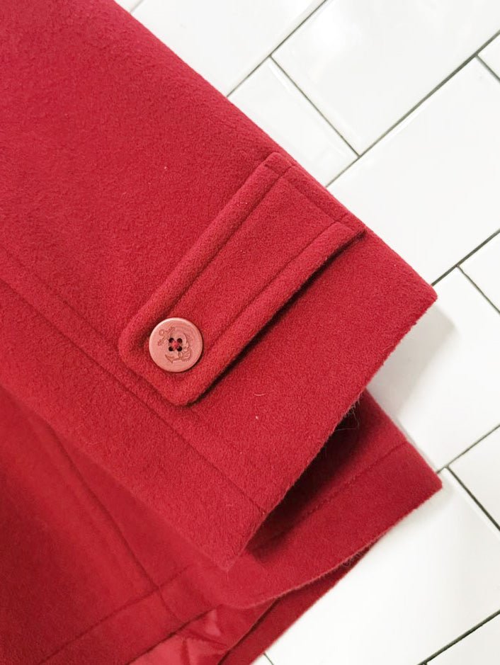 vintage ll bean 100% lambswool classic peacoat | thinsulate - good market thrift store