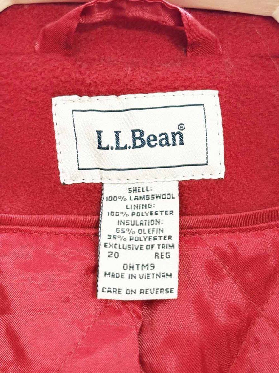 vintage ll bean 100% lambswool classic peacoat | thinsulate - good market thrift store