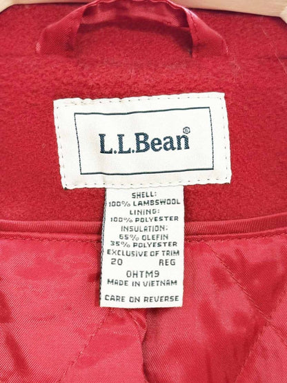 vintage ll bean 100% lambswool classic peacoat | thinsulate - good market thrift store