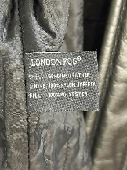 vintage london fog soft leather bomber jacket - good market thrift store