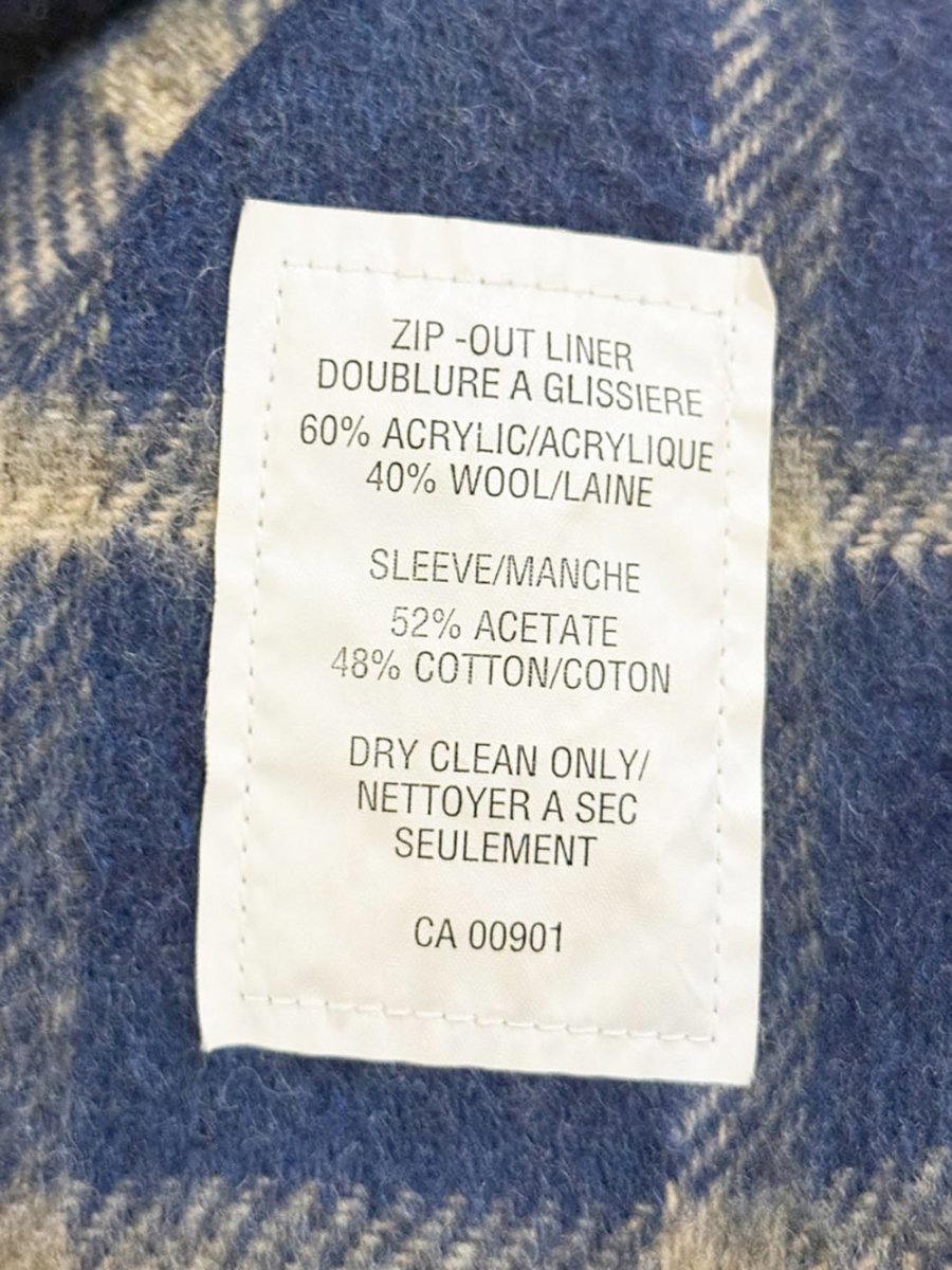 vintage london fog wool - blend removable lining minimal trench coat | eaton - good market thrift store