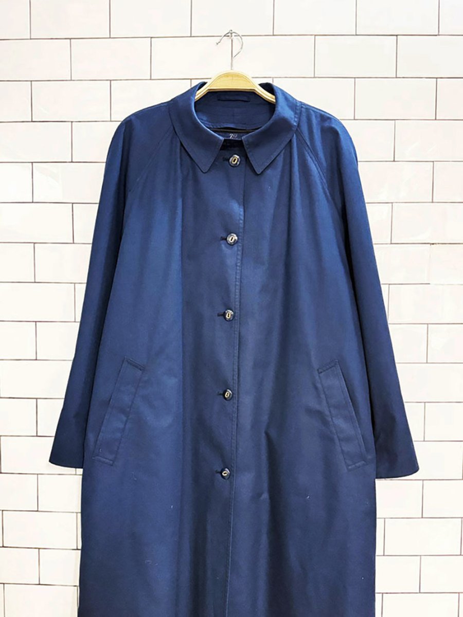 vintage london fog wool - blend removable lining minimal trench coat | eaton - good market thrift store