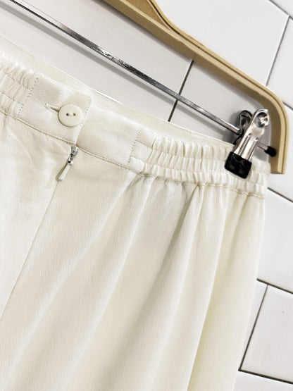 vintage marie st. claire drop waist pleated midi skirt - good market thrift store