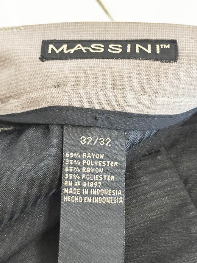 vintage massini pleated cuffed trousers - good market thrift store