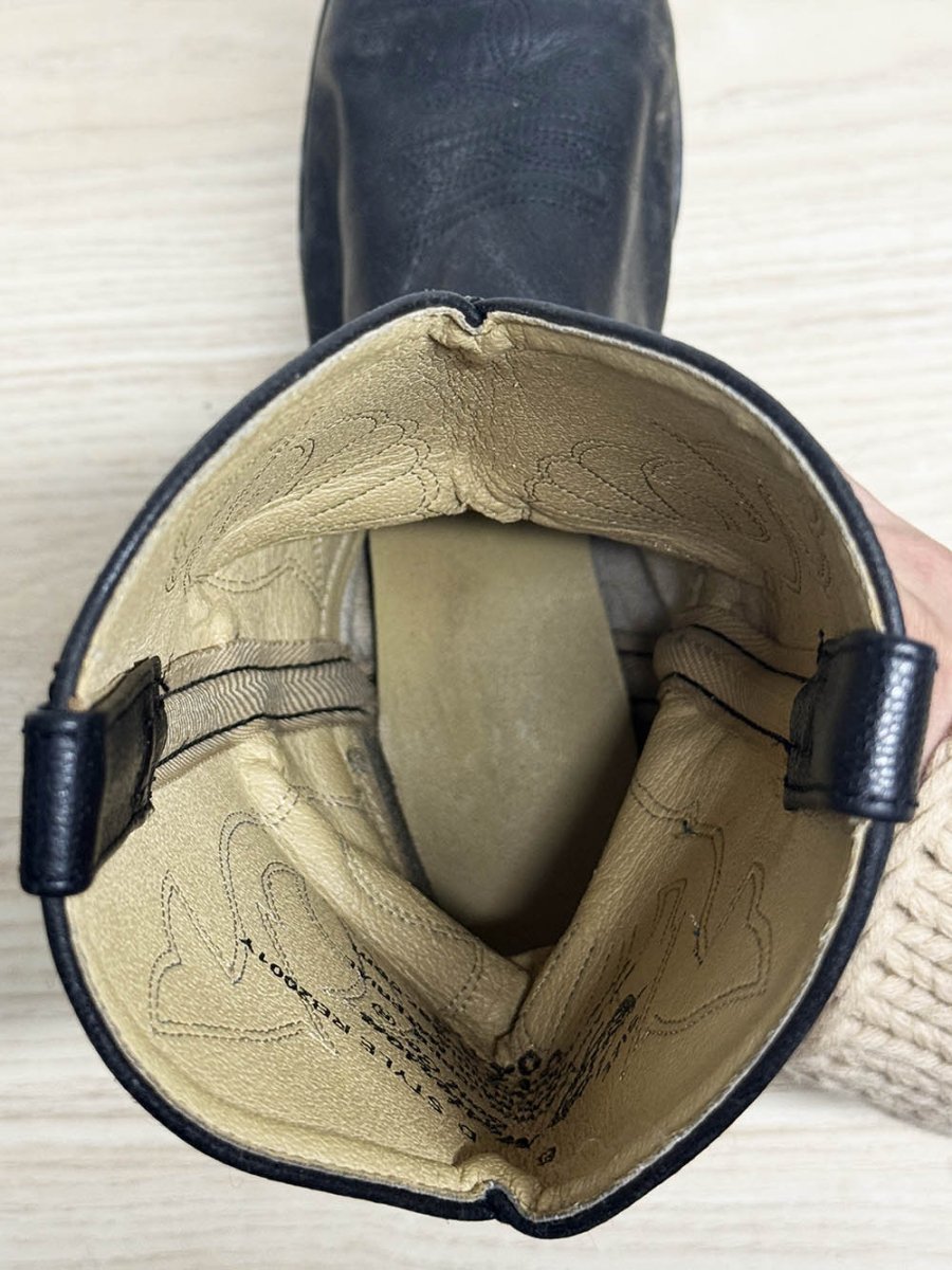 vintage masterson boot co. leather western cowboy boots - good market thrift store