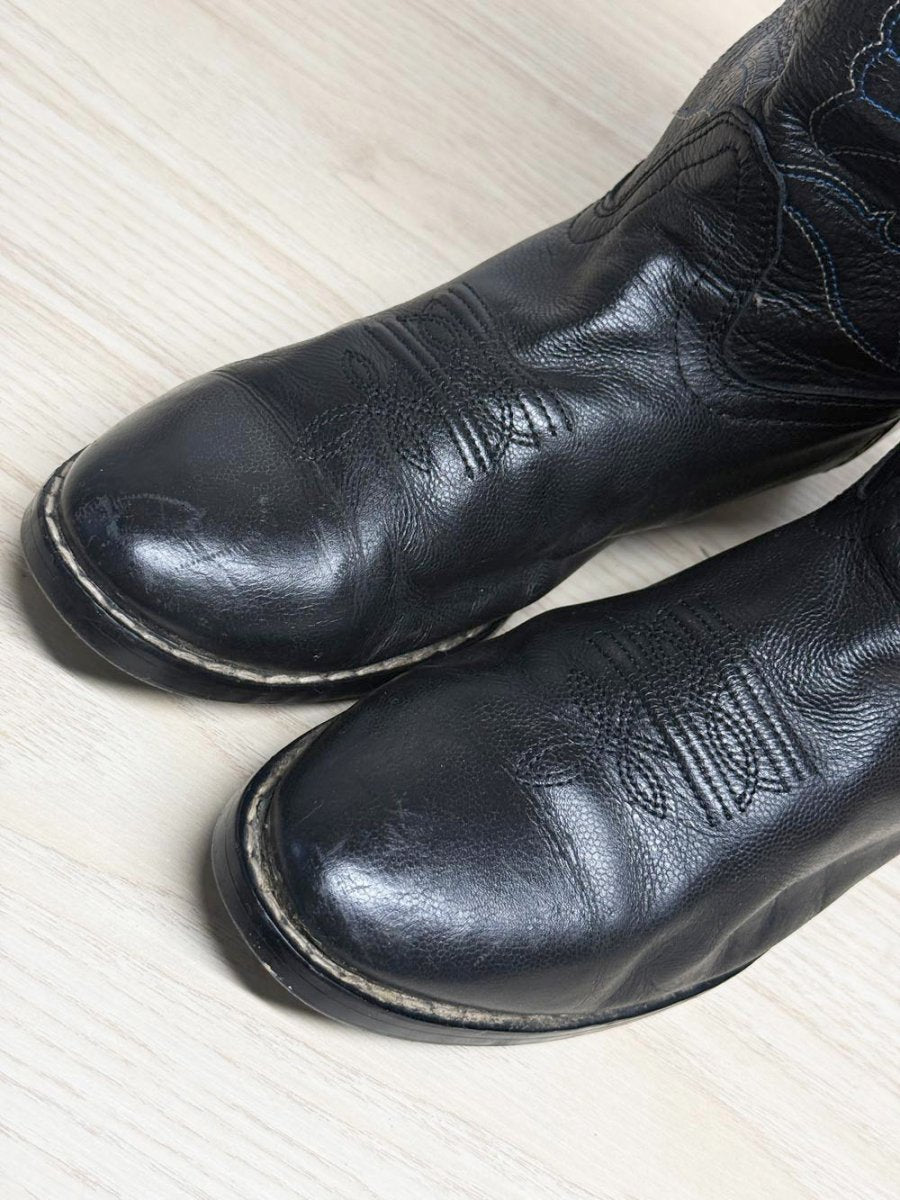 vintage masterson boot co. leather western cowboy boots - good market thrift store