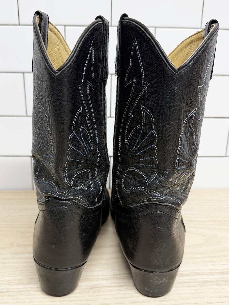 vintage masterson boot co. leather western cowboy boots - good market thrift store