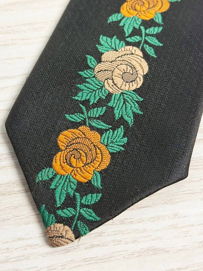 vintage meifter retro rose vine tie | bavarian - good market thrift store