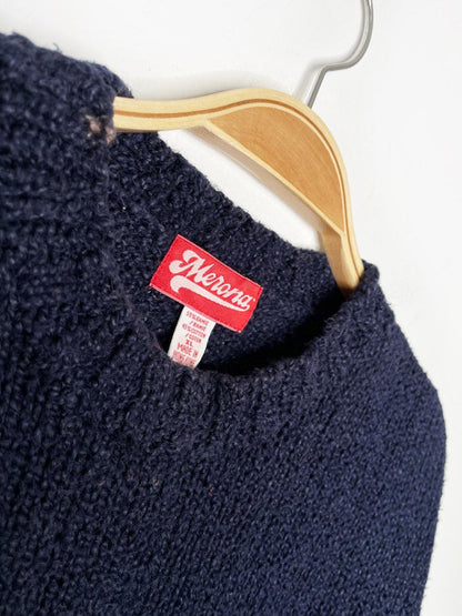 vintage merona oversized skiier knit sweater - good market thrift store