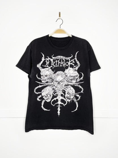 vintage metalocalypse dethklok skulls + spine tee - good market thrift store