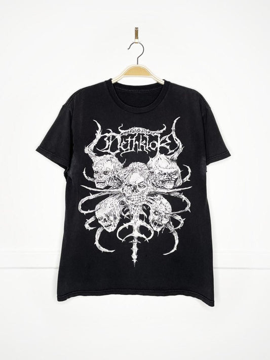 vintage metalocalypse dethklok skulls + spine tee - good market thrift store