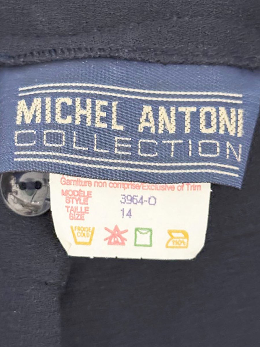 vintage michel antoni pleated trousers | made in Canada - good market thrift store