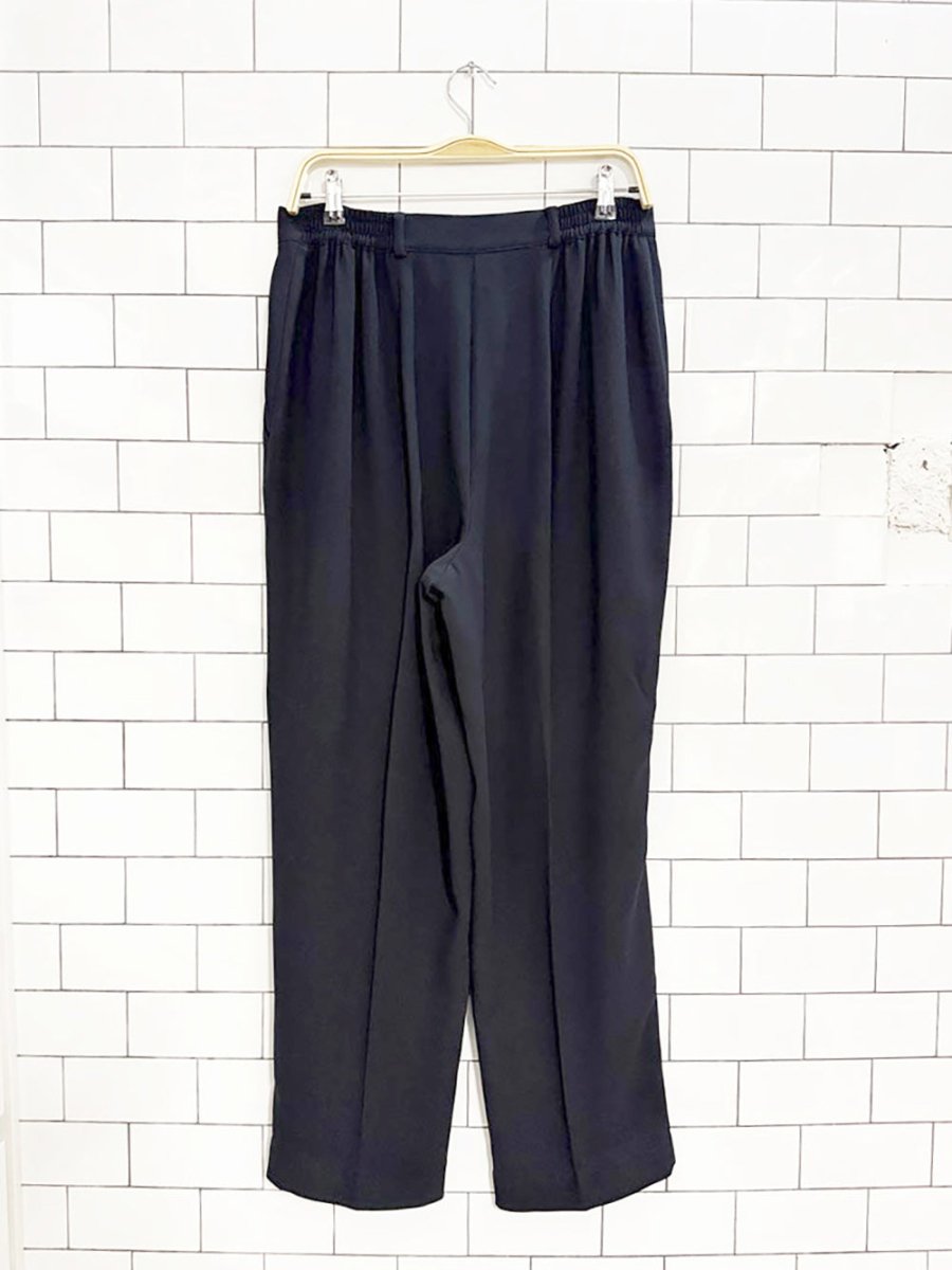 vintage michel antoni pleated trousers | made in Canada - good market thrift store