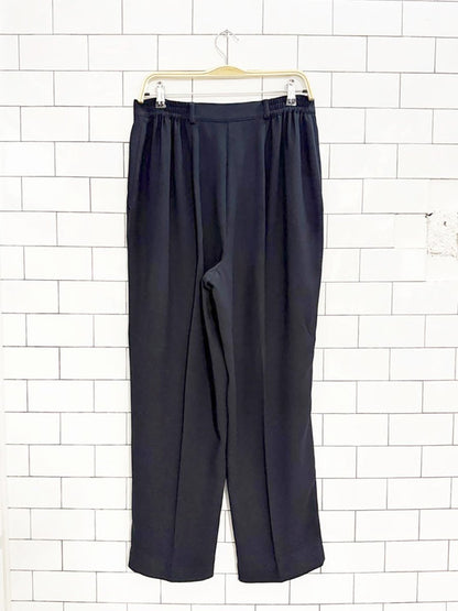 vintage michel antoni pleated trousers | made in Canada - good market thrift store