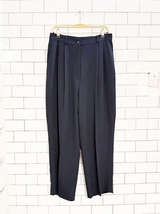 vintage michel antoni pleated trousers | made in Canada - good market thrift store