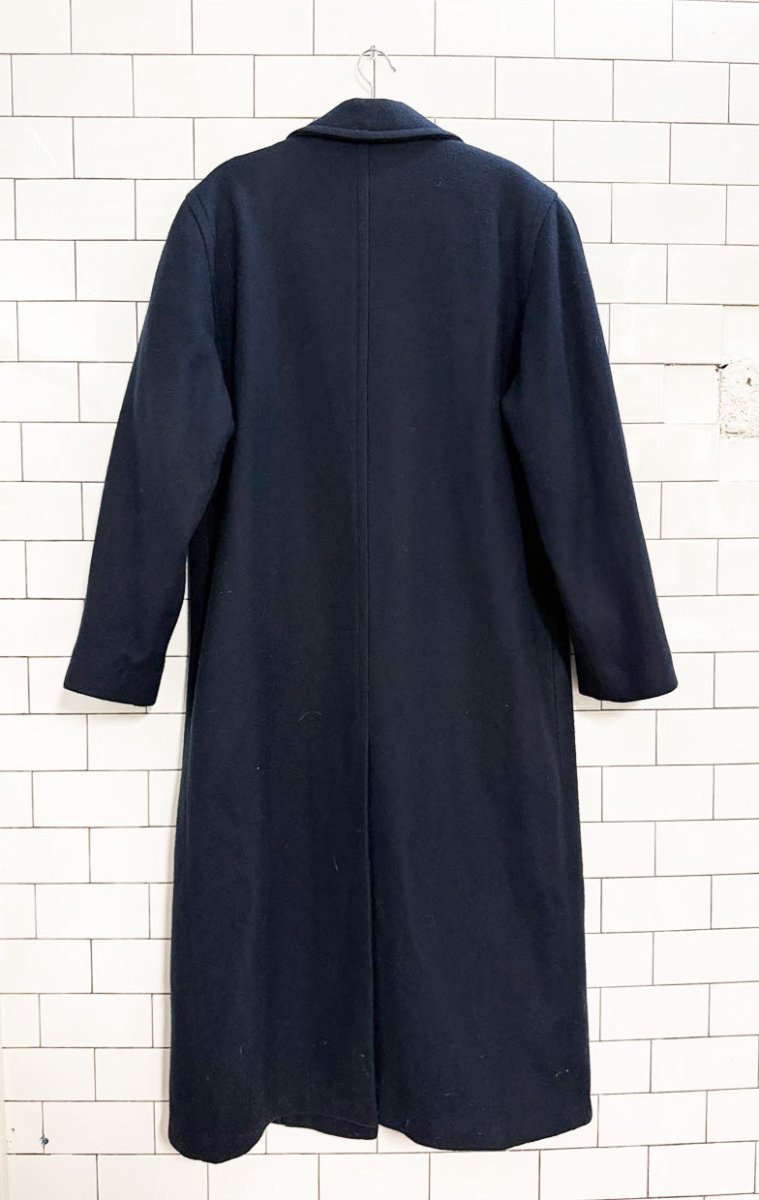 vintage michelle francois wool - blend double breasted coat | made in USA - good market thrift store
