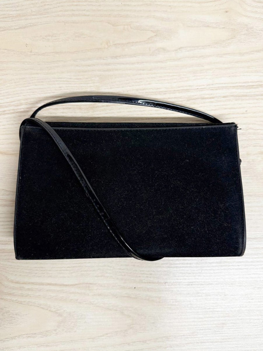 vintage mino handbags inc. velvet shoulder bag - good market thrift store