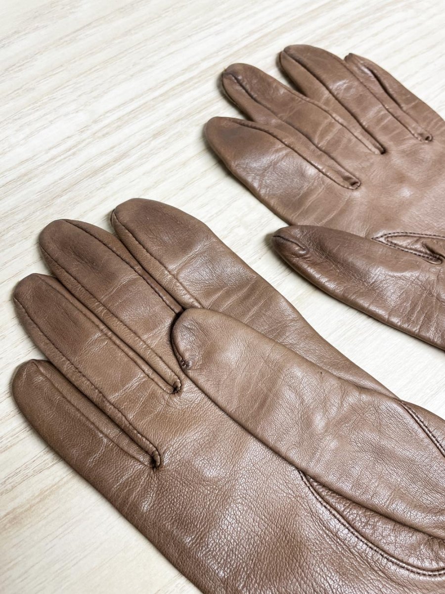 vintage miss paris butter leather gloves - good market thrift store