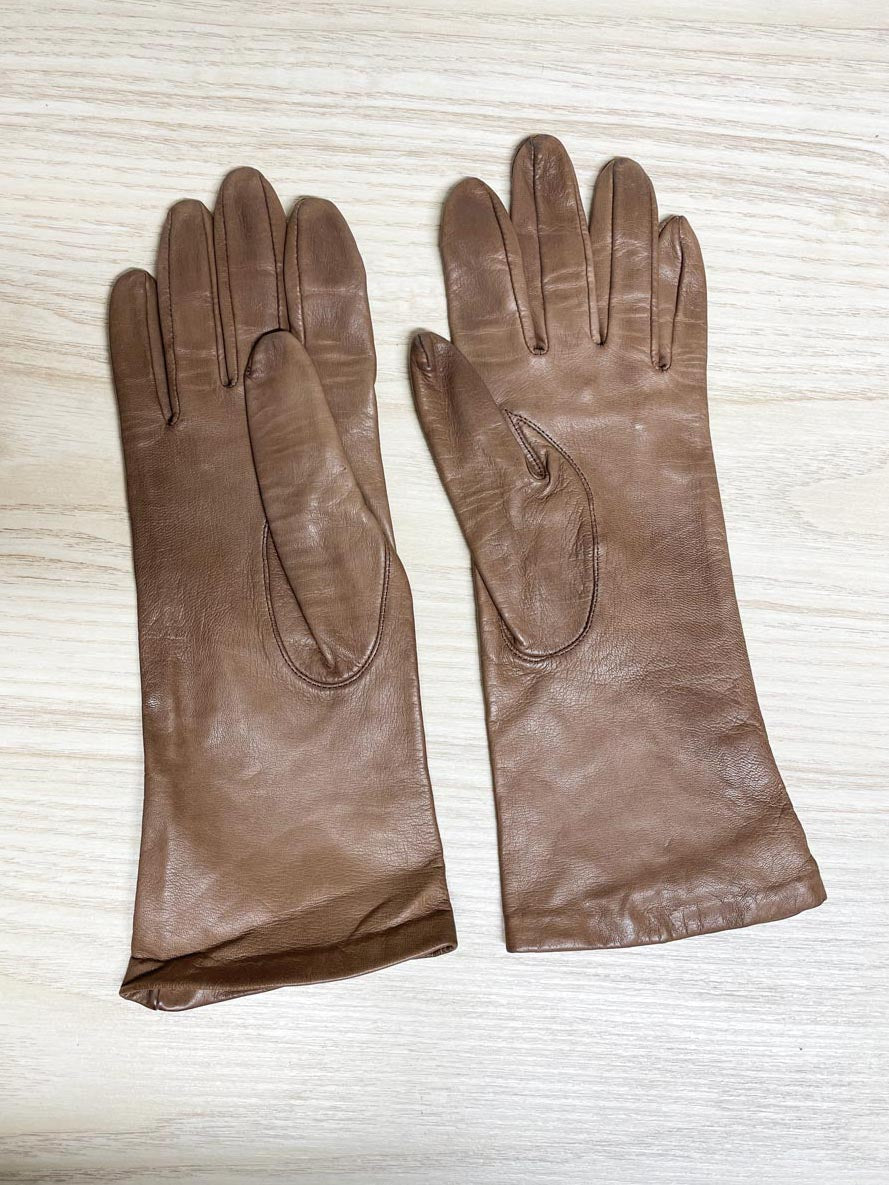 vintage miss paris butter leather gloves - good market thrift store