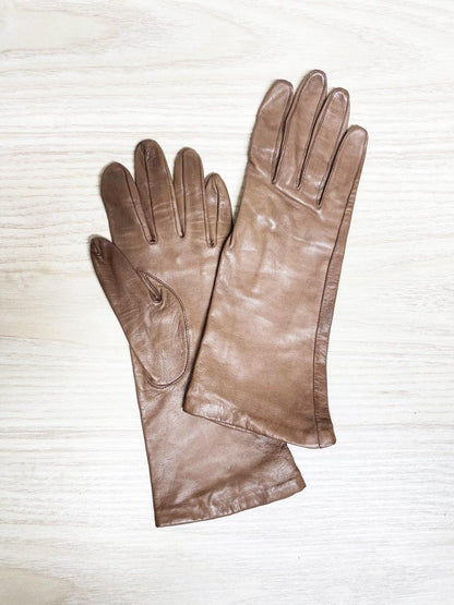 vintage miss paris butter leather gloves - good market thrift store