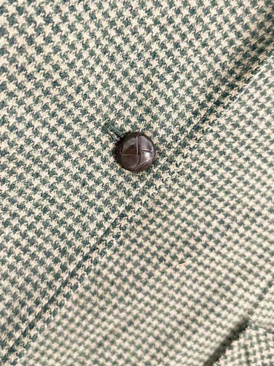 vintage mister leonard wool - angora houndstooth blazer | made in Canada - good market thrift store