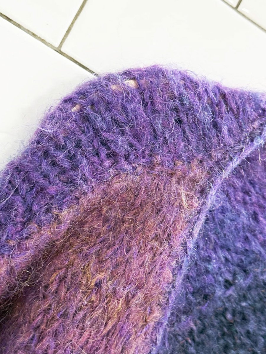 vintage mohair chunky slouchy knit sweater maxi dress - good market thrift store