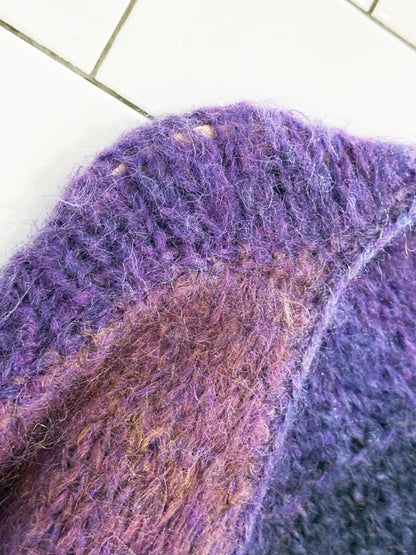 vintage mohair chunky slouchy knit sweater maxi dress - good market thrift store