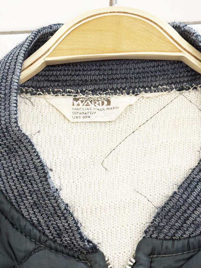vintage montgomary ward diamond quilted full zip liner jacket - good market thrift store