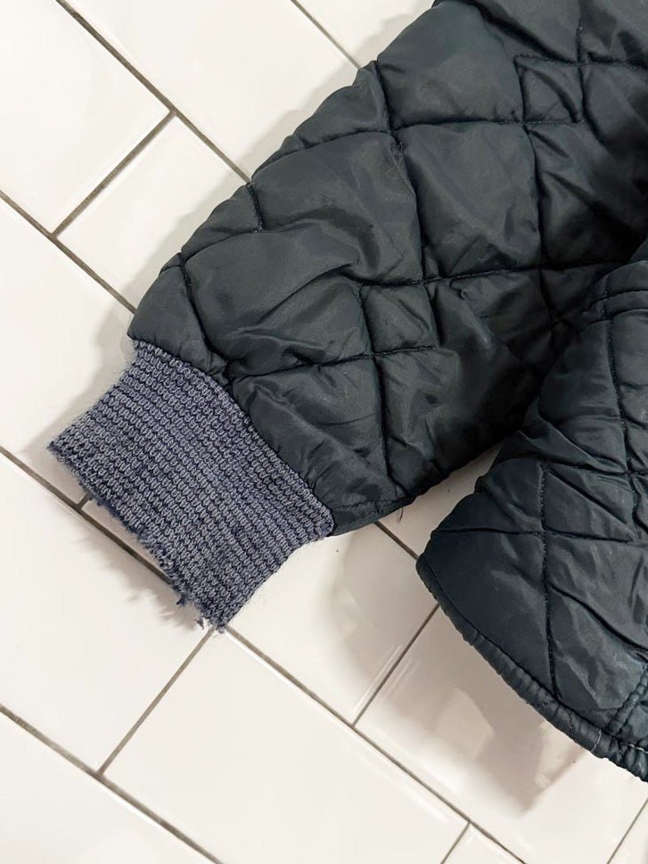 vintage montgomary ward diamond quilted full zip liner jacket - good market thrift store