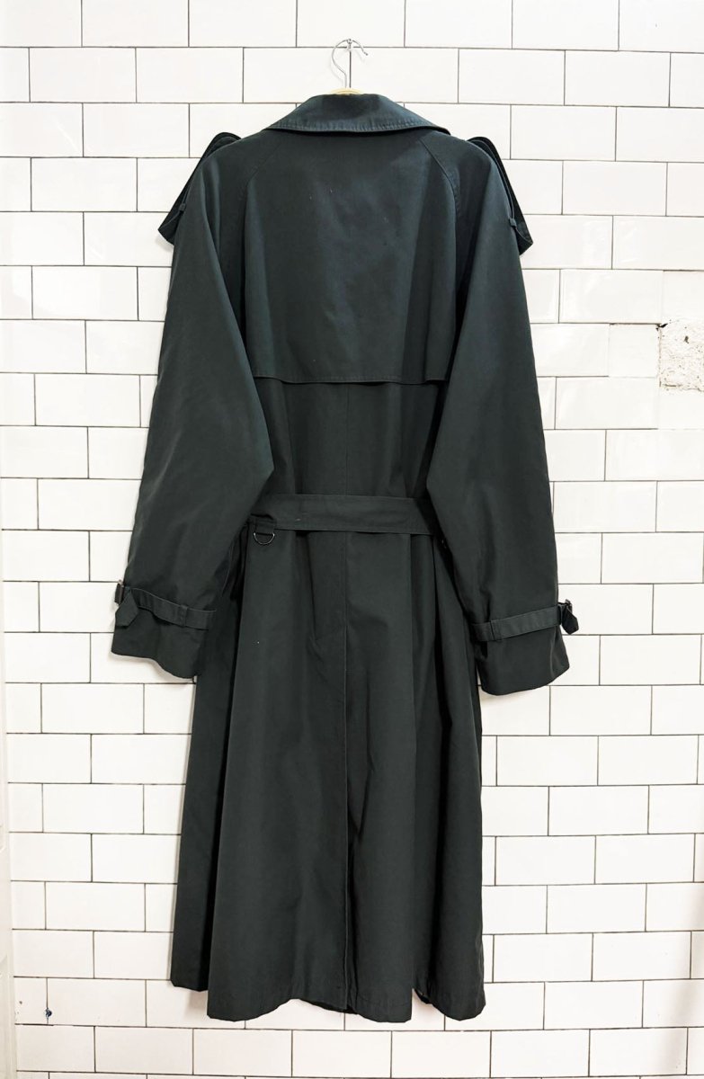 vintage moores classic belted trench coat - good market thrift store