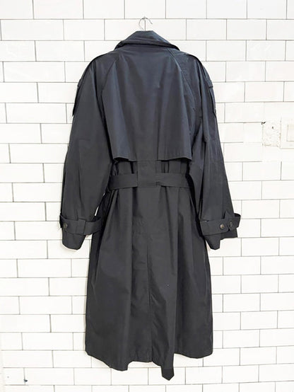 vintage moores classic belted trench coat | removable quilted lining - good market thrift store