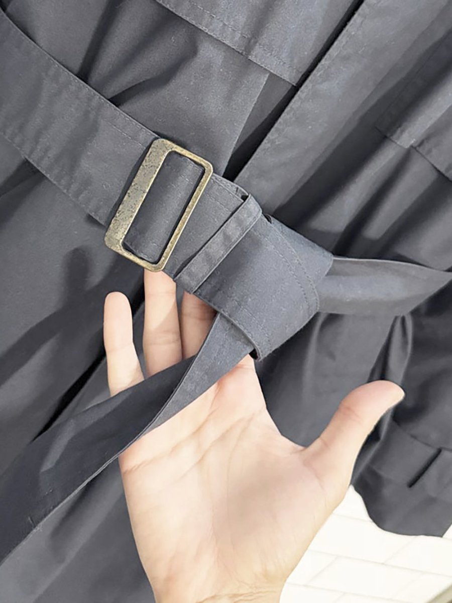 vintage moores classic belted trench coat | removable quilted lining - good market thrift store