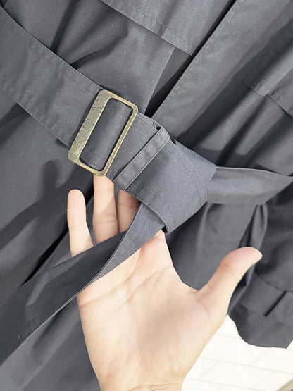 vintage moores classic belted trench coat | removable quilted lining - good market thrift store