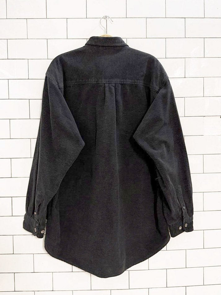 vintage moose creek grey flannel shirt - good market thrift store