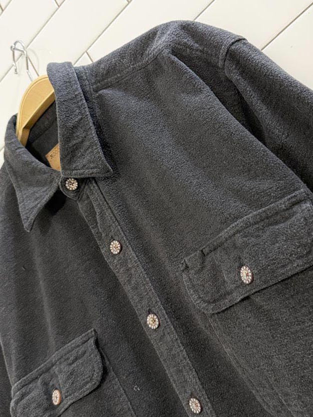 vintage moose creek grey flannel shirt - good market thrift store