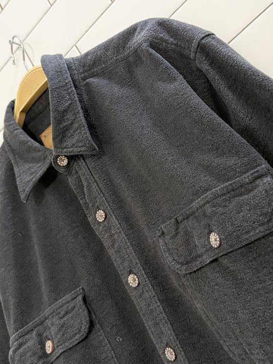 vintage moose creek grey flannel shirt - good market thrift store