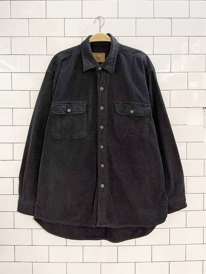 vintage moose creek grey flannel shirt - good market thrift store