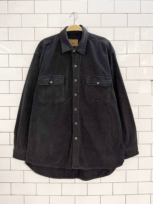 vintage moose creek grey flannel shirt - good market thrift store