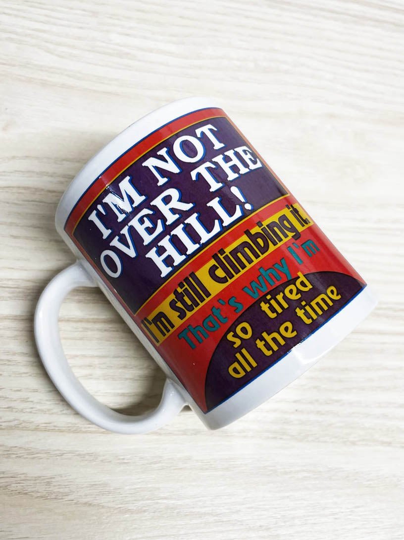 vintage mug statements coffee cup | over the hill - good market thrift store