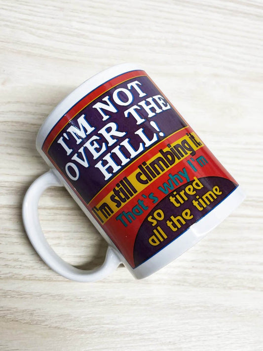 vintage mug statements coffee cup | over the hill - good market thrift store