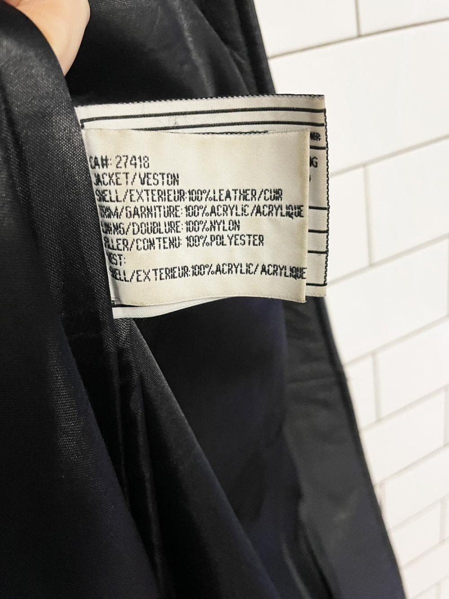 vintage multiplex enterprises hooded leather matrix coat - good market thrift store