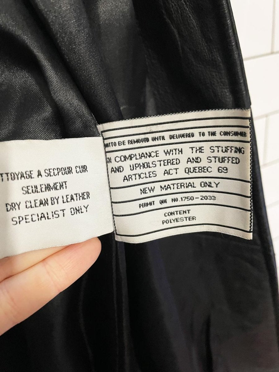 vintage multiplex enterprises hooded leather matrix coat - good market thrift store