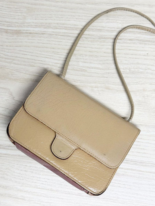 vintage mundi leather mini mirror crossbody bag - good market thrift store