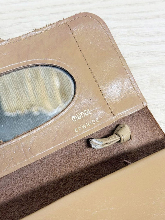 vintage mundi leather mini mirror crossbody bag - good market thrift store