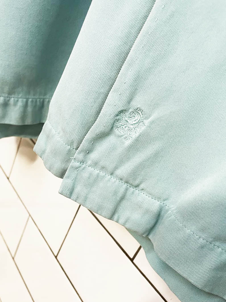 vintage nat naste 100% silk colour block full button shirt - good market thrift store