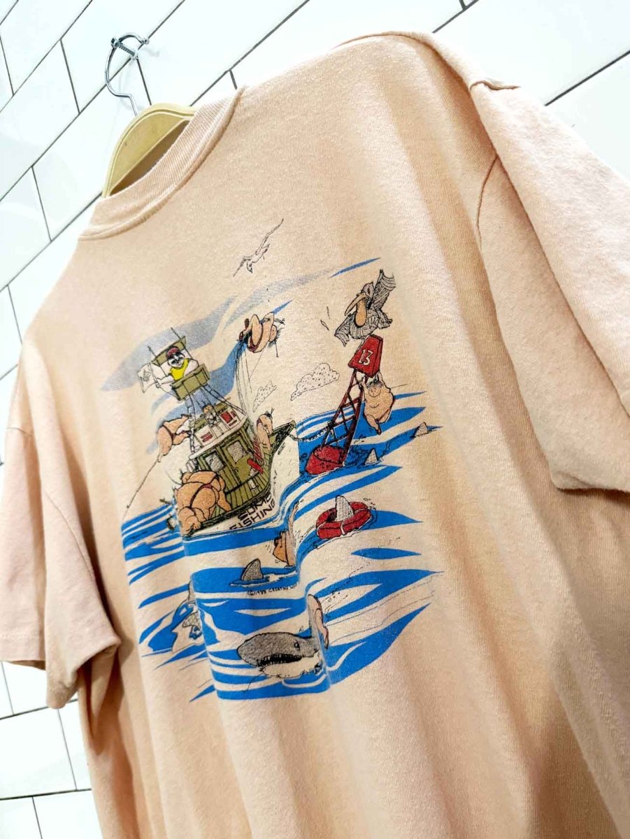vintage nautical excursions florida pocket tee | made in USA - good market thrift store