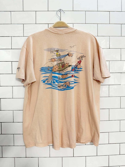 vintage nautical excursions florida pocket tee | made in USA - good market thrift store