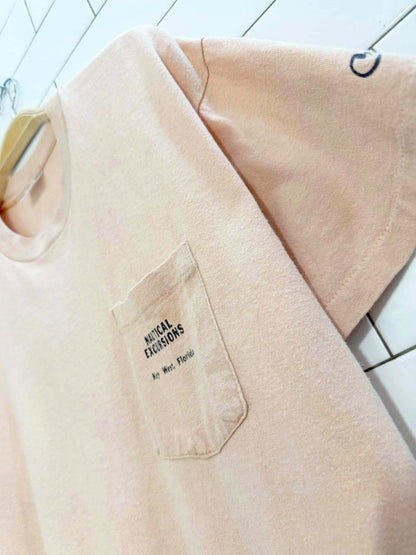 vintage nautical excursions florida pocket tee | made in USA - good market thrift store