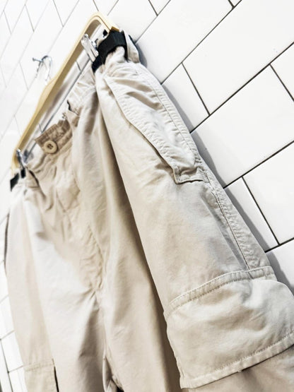 vintage nevada jeanswear drawstring waist cargo parachute pants - good market thrift store